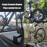 RYANSTAR RACING 2Pack Bicycle Rack Mount Front Fork Mount Bracket with Quick Release Alloy Fork Block Mounts Compatible with Most Mountain Bikes Road Bicycles E Bikes