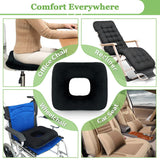 Bed Sore Cushions for Butt Positioning Pillow Pressure Ulcer Cushion Donut Pressure Relief Pillow Wedge for Sleeping Position Wedge After Surgery Turning Back Body Leg Support Medical Seat Cushion