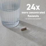 CocoaVia Memory & Focus Brain Supplement, 90 Day, Cocoa Flavanol Blend, Lutein, Added Caffeine for Boost. Improve Cognitive Function, Attention, Vegan & Plant Based, 90 Capsules