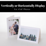 50 Sets Photo Frame Cards with Envelopes 4x6 Paper Picture Frames Bulk