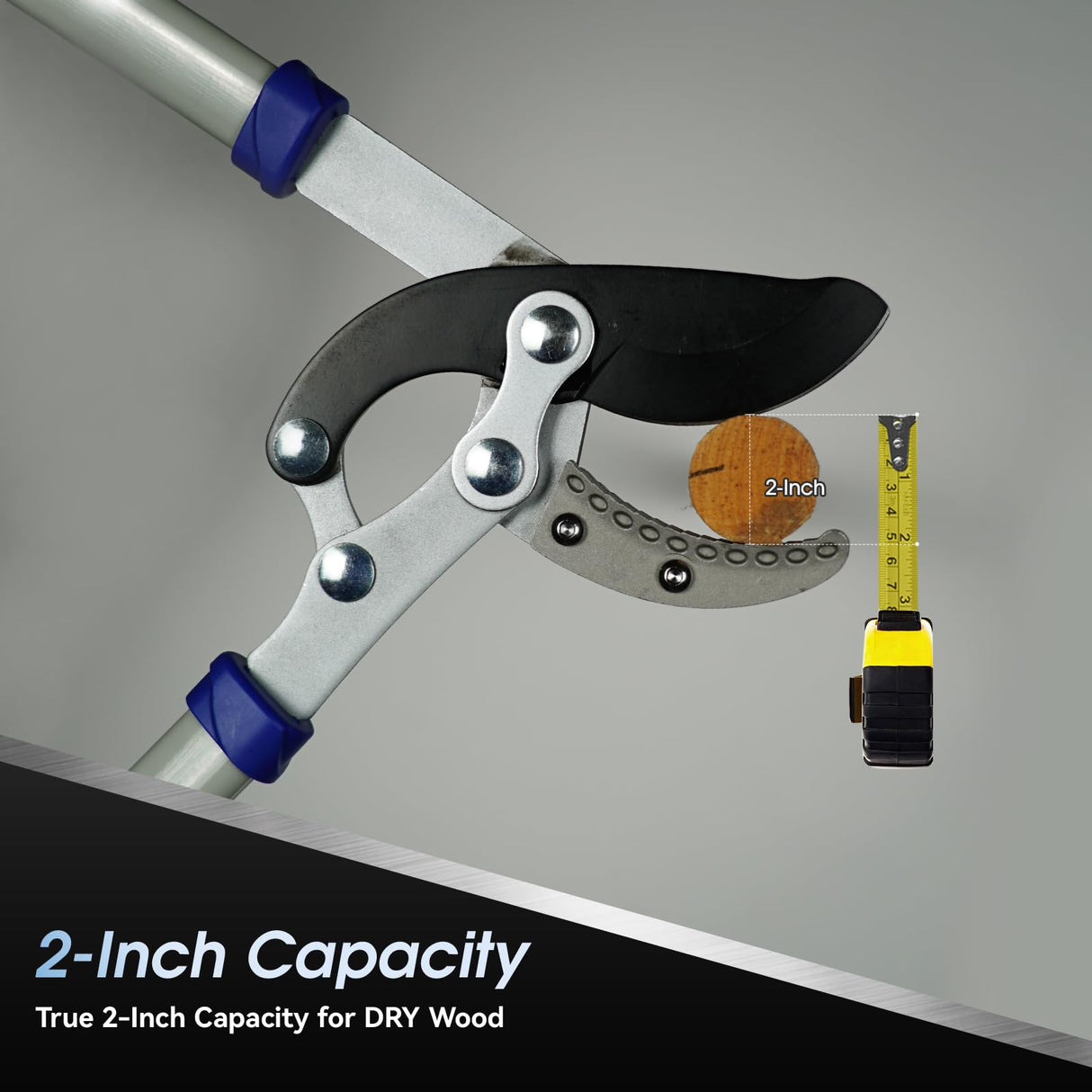 LINKOceans Loppers for Tree Trimming with Compound Action, 30 Inch Tree Trimmer, Thick Branch Cutter with ⌀ 2 Inch Cutting Capacity, Chops Thick Branches with Ease