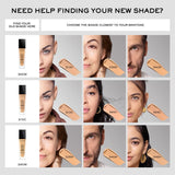 Lancôme Teint Idole Ultra Wear Buildable Full Coverage Foundation - Longwear & Waterproof - Natural Matte Finish - 310N (Medium Skin with Neutral/Peachy Undertones), 1 Fl Oz