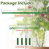 Orgrimmar 4 Pack Tomato Trellis & Cages, Plant Support Stakes for Outdoor Vertical Garden, Climbing Plants, Vegetables, Tomatoes, Cucumbers