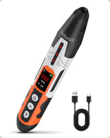 LifeBasis Rechargeable Natural Gas Detector with TFT Display, Gas Leak Detector 0.5s Fast Response, 0-9999PPM Range Built-in Light for Combustible Gas/LPG/Methane/Propane, Gas Sniffer for Car, Vehicle