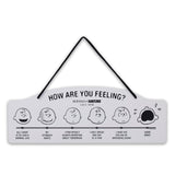 Peanuts How Are You Feeling Hanging Metal Sign - Funny Peanuts Wall Decor for Home - Great Gift Idea