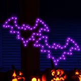 Bstge Halloween Window Lights, 2 Pack LED Waterproof Timer Indoor Decor