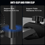 PGQUY 5” Grow Tent Clip Two Fans with Adjustable Clamp, 3-Speed Strong Quiet Airflow, Compatible with Timer Thermostat & Smart Plug for Plant Greenhouse Seedling Hydroponics Circulation Cooling