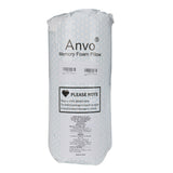 Anvo Memory Foam Pillow, Neck Contour Cervical Orthopedic Bed Pillow for Sleeping Side Back Stomach Sleeper, Ergonomic Design for Neck and Shoulder Pain Relief, Blue White, Firm