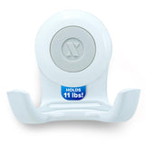 SlipX Solutions Power Lock Suction Cup Hook, Razor Holder & Phone Cradle (Perfect for Shower & Mirror, Holds 11 lbs, 2 Pack)