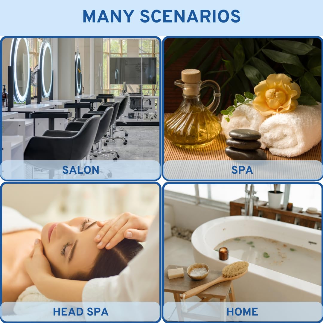 Head Spa Waterfall for Shampoo Bowl,Portable Salon & Spa Equipment,Water Circulation Tools for Hair Salon Equipment,at Home Head Spa