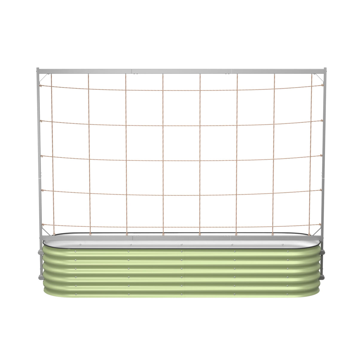 Vego Garden 8.0ft Long Tomato Metal Frame Trellis, Garden Trellis for Climbing Plants Like Cucumber Beans Tomatoes & Vines, (Garden Beds Not Included)