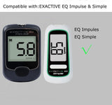 Exactive EQ Diabetes Test Strips Blood Glucose Test Strips x 100, Lancets x 100 Codefree Test Strips, Blood Suger Test Strips