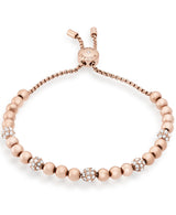 Michael Kors Blush Rush Rose Gold-Tone Bead Bangle Bracelet
