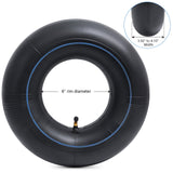 Heavy Duty 4.10/4.00/3.50-6 Thick 40% Inner Tube, 13x4.00-6 Tube with TR87 Bent Valve Stem for Wheelbarrows, Snow Blowers, Wagons, Carts, Hand Trucks, Lawn Mowers, Tractors and More (2 Pcs)