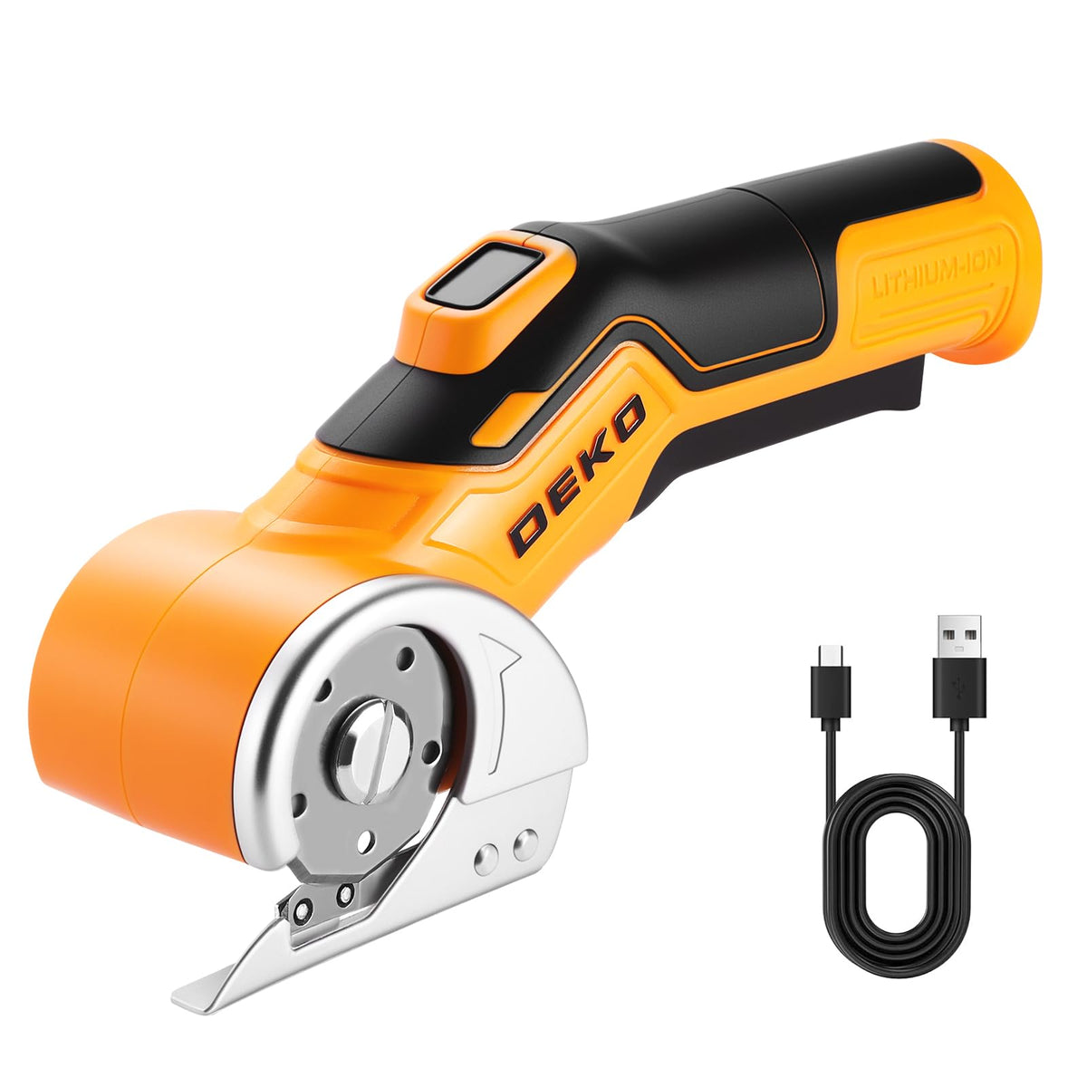 Cordless Electric Scissors Cardboard Cutter: DEKOPRO 2000mAh Electric ...