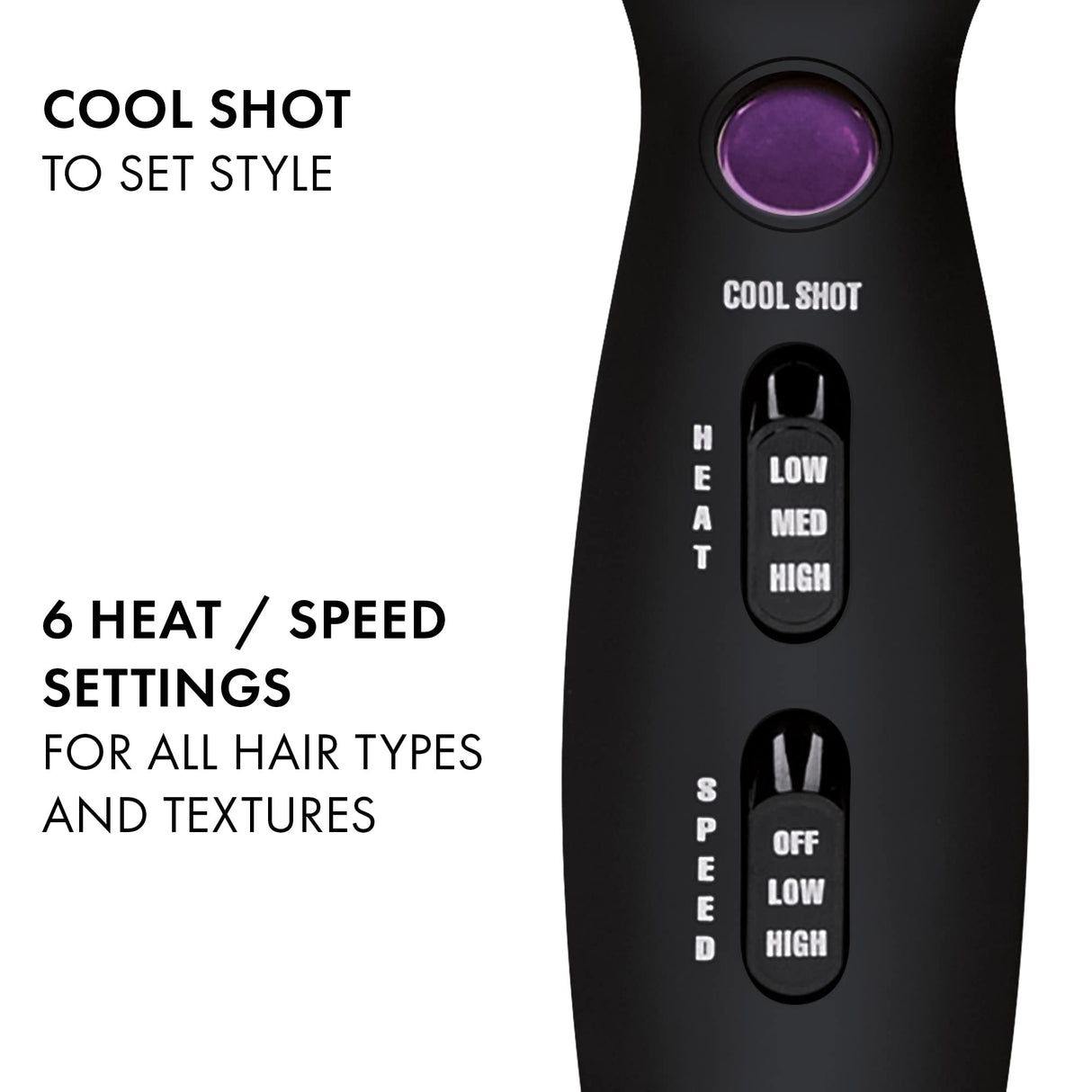 HOT TOOLS Pro Artist Tourmaline 2000 Turbo Hair Dryer | Lightweight with Quiet Blowout Results