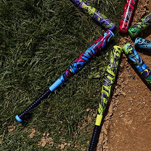 Bat & Ball Set - Graffiti Plastic Bat & Ball Homerun Set- David Ortiz Backyard Baseball Set for Youth, Kids, Teenagers, Adults