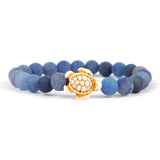KoaKoa Sea Turtle Tracking Bracelet Ocean Mist, helps save sea turtles, one size fits most Men and Women