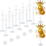 ROYUYE 10 Sets of Balloon Stands for Table Balloon Stand Allowing Balloons To Float Without Helium Tank Balloon Holder Decorations for Birthday Party Wedding Festival Christmas