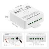 BTF-LIGHTING SP630E Bluetooth Controllers 4 Zones 2.4GHz RF RB3 Remote Kit Support FCOB COB SMD PWM or SPI RGB RGBW LED Strip WS2811 WS2812B WS2814 WS2815 SK6812 IC etc DC5V DC12V DC24V