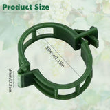 100Pcs 2025 Upgraded Plant Clip Secured Plastic Plant Clip for Climbing Plants, Plant Support Clips Tomato Clip for Climbing Plants Clips for Tomato Grape Vine Vegetables Plant Clips (100, Green)