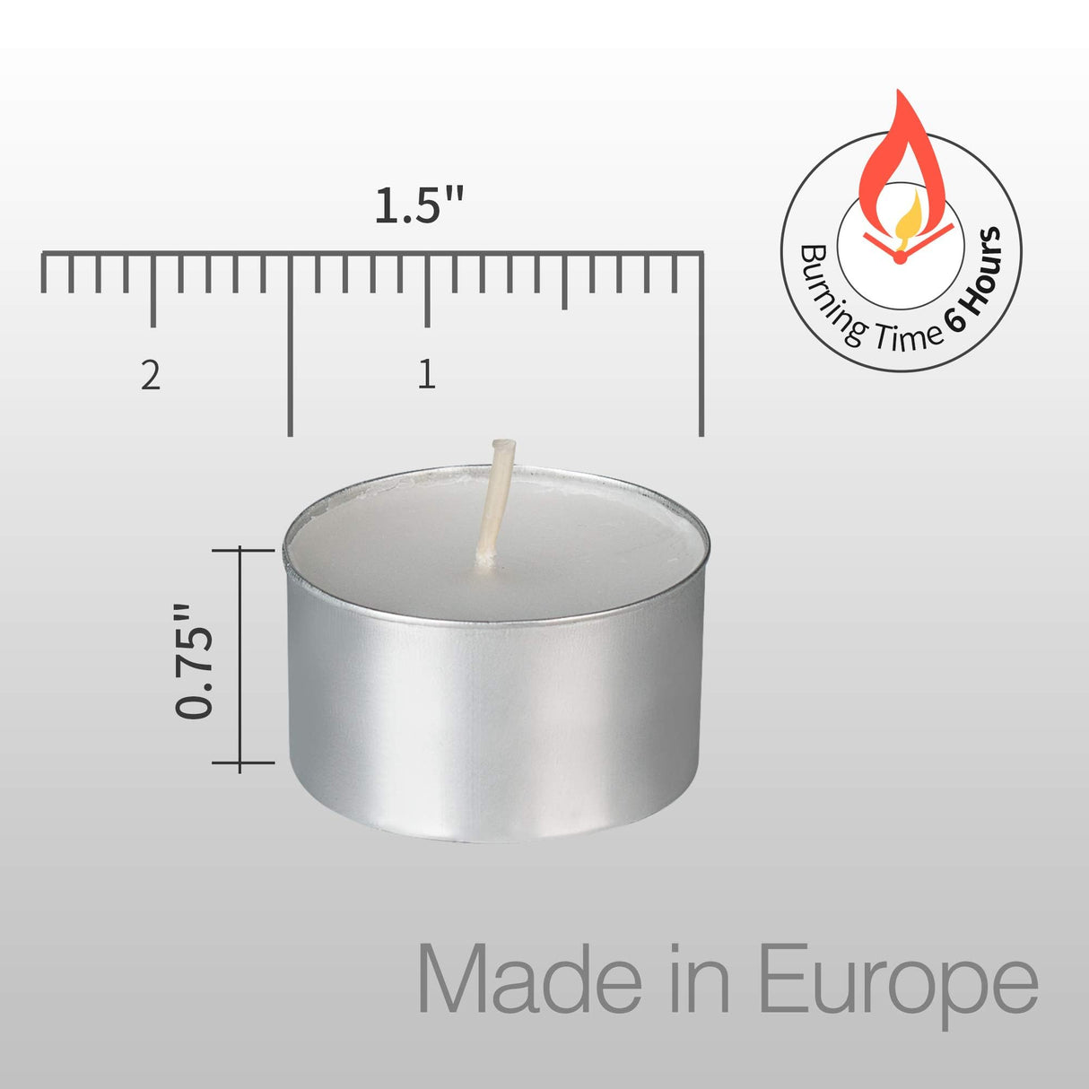 HomeLights Unscented White Tealight Candles -300 Packs, 6 to 7 Hour Burn Time Smokeless, Mini Votive Paraffin Candles with Cotton Wicks for Shabbat, Weddings, Christmas