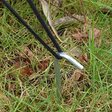 MySit 9" Tent Stakes, Metal Inflatables Stakes 60 Pack, Heavy Duty Galvanized Tent Stakes Metal, Tent Pegs Ground Trap Camping Stakes for Inflatables, Outdoor Decorations