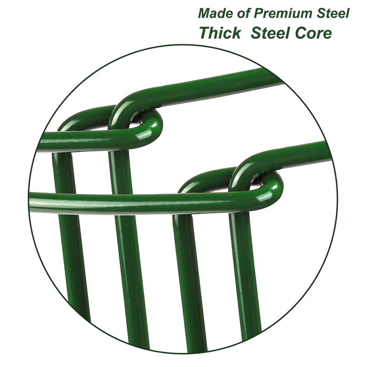 12 Pack Plant Support Stake, 16 Inch Peony Cages and Supports for Outdoor Plants, with 15 Pcs Plant Labels, 20 Pcs Plant Clips, 7ft Plant Ties