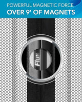 FLUX Magnetic Screen Door - Self-Closing, Pet-Friendly, Durable Polyester Mesh Screen Door with Powerful Magnetic Attachments, Keeps Bugs Out, Fits Sliding Doors and Standard Doors up to 36" x 78"