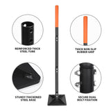 YEELOR 8-inch x 8-inch Steel Tamper Tool, Heavy Duty Hand Tamper
