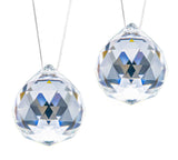Yesland 20 Pack Upgraded Crystal Ball Prism 40mm / 1.57 Inch Decorative Ball - Suncatcher Rainbow Pendants Maker - Perfect for Chandelier Window & Wedding Decoration