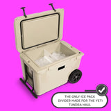 Above Sea Level Ice Pack Divider Compatible with YETI Coolers - Fits YETI Tundra Haul