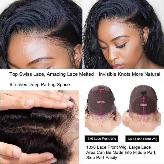 Arsola 30 Inch 13x6 Lace Front Wigs Human Hair 180 Density Straight Human Hair Wigs Pre Plucked 13x6 HD Frontal Lace Straight Glueless Wigs For Women