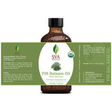 SVA Fir Balsam Essential Oil Organic – 4 Fl Oz – 100% Natural Organic Fir Oil - for Diffuser, Hair Care, Face, Skin Care, Aromatherapy, Scalp and Body Massage, Soap and Candle Making – with Dropper