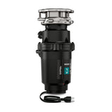 Moen Prep Series PRO Continuous Feed Compact Garbage Disposal for Kitchen Sink with Power Cord, GXP50C