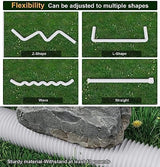 Rain Gutter Downspout Extensions, Downspout Extender for Rainwater Drainage Flexible, Down Spout Drain Extension Pipe and Extendable from 21 to 66 Inches (White)