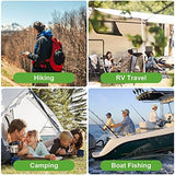 80 Portable Toilet Bags, Camping Toilet Bags, 5-8 Gallon Compostable Bags, Biodegradable Toilet Bags for 5-8 Gallon Bucket Toilet Seat, Biodegradable Waste Bags for Outdoor Boating Travel Camping