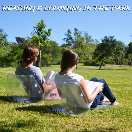 GoFloats AirWedge Inflatable Beach Chair - Relax with The Comfort of Air (2-Pack)