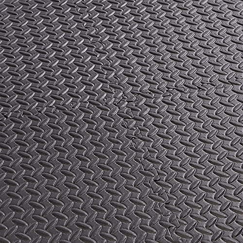 BalanceFrom Puzzle Exercise Mat with EVA Foam Interlocking Tiles for MMA, Exercise, Gymnastics and Home Gym Protective Flooring, Multiple Sizes and Colors