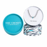 The Chosen: Against the Current Silver Bracelet – Elegant Christian Jewelry, Inspirational Faith Bracelet for Women and Men, Religious Gift, Faith-Based Accessory, Scripture-Inspired Statement Piece