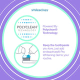 Smileactives Teeth Whitening Kit - 1oz (Pack of 3) - Features Clinical-Grade Hydrogen Peroxide for Long Lasting White Teeth, Simply add to Toothpaste to Permanently Remove Coffee Stains & More!