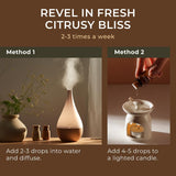 Gya Labs Yuzu Essential Oil for Candle Making Scents - 0.34 Fl Oz - Natural Yuzu Oil