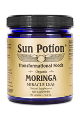 Sun Potion Moringa Leaf Powder - 90 Gram Jar
