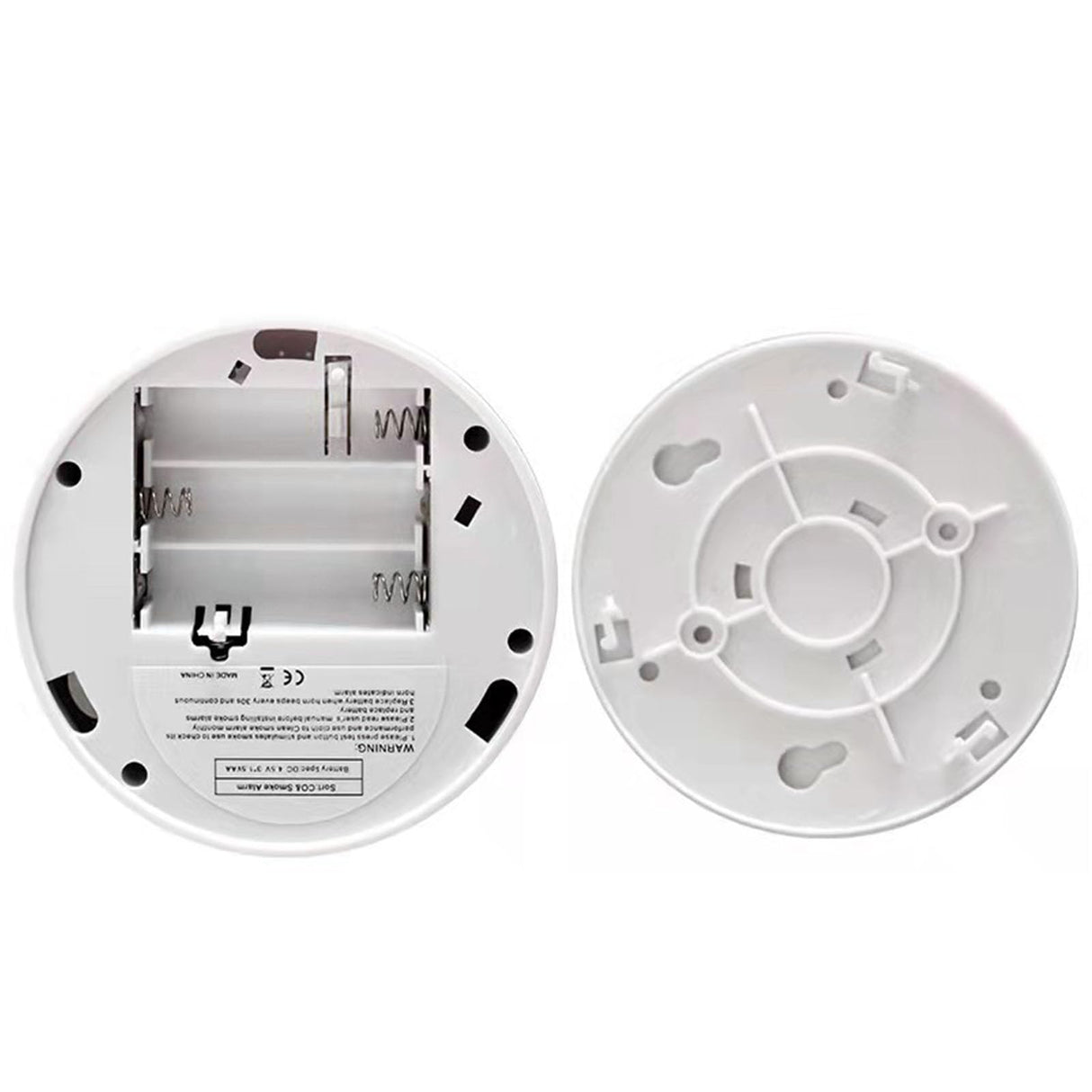 Exhaust Alarm with Visual LCD Display Double Transducer Detection Structure Loud 85dB Alarm for Indoor Observing Carbon Carbonmonoxide Exhaust Transducer Combination