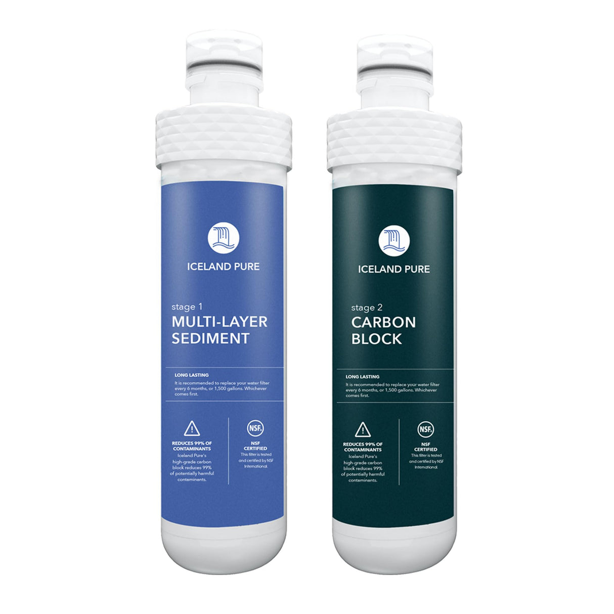 Replacement Filters Compatible with Avalon Branded Bottleless Water Coolers, Lasts 1500 Gallons, Dual Set
