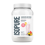 Isopure 100% Pure Whey Isolate Protein Powder Infusions, Lactose Free, Gluten Free, Naturally Flavored, Tropical Punch, 20g Protein Per Serving, 1.9 Lbs, 36 Servings