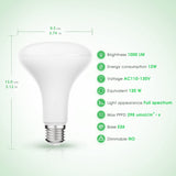 Briignite 4 Pack LED Grow Light Bulb, BR30 Grow Light Bulbs, Full Spectrum