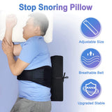 Snoring Pillows Side Sleep Anti Snore Back Sleeping Position Side Sleeper Pillow for Snoring Relief Stopper Belt Cushion Adults
