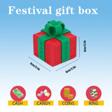 JASSBOOY Annoying Gift Box with Screws, Finger in Annoying Box Funny Prank Gag Gift for Christmas Halloween, Office Joke