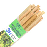 Sprigra Bamboo Stakes 3FT 30pcs, 36 inch Garden Stakes Multi-Purpose, Bamboo Plant Support Stakes for Tomatoes, Beans, Peppers, Flowers, Potted, Maintain the Plant Posture, Strengthen and Stem